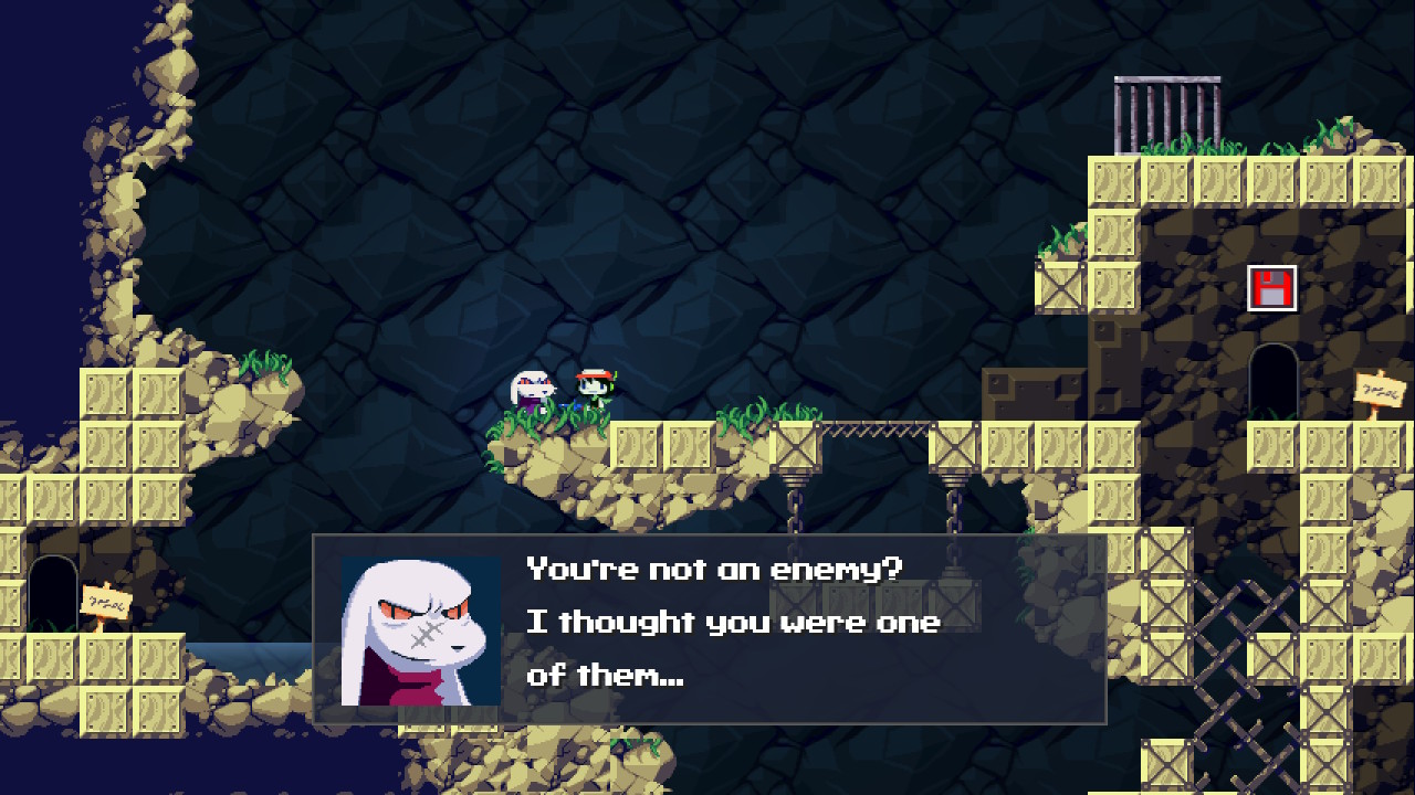 Screencap from Cave Story+